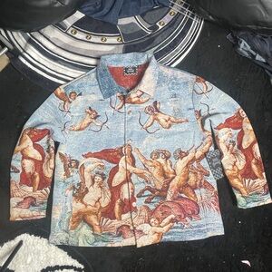 Rebels Vengeance Cherub Print Jacket